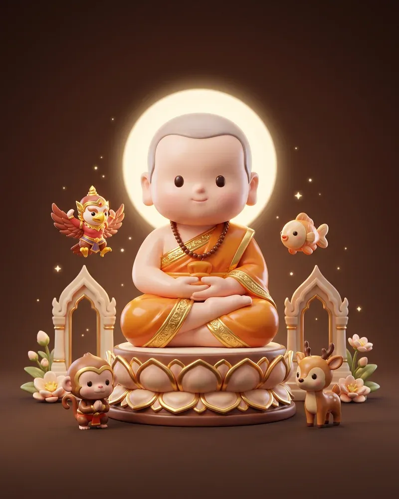 ภาพประกอบหลวงพ่อปาน วัดบางนมโค